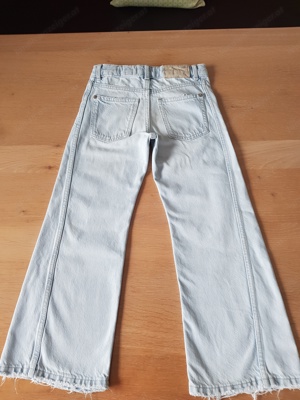 2 coole modische Mädchenjeans Gr. 128 ZARA + Ming, s.B+T. Bild 4