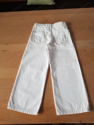 2 coole modische Mädchenjeans Gr. 128 ZARA + Ming, s.B+T. Bild 2