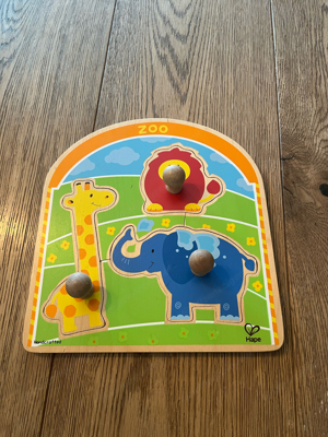 Hape Knopfpuzzle Im Zoo