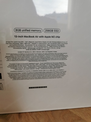 MacBook Air (M2, 13,6", 8GB RAM, 256GB SSD)  Bild 5