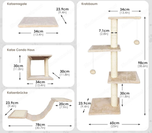 Kletterwand für Katzen  Bild 3