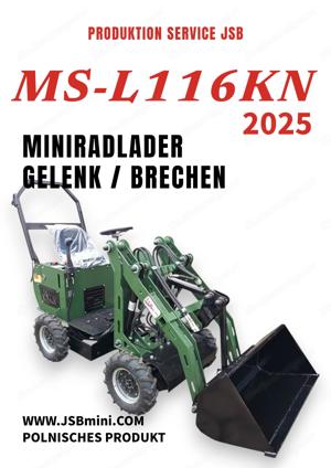 Mini gelenkradlader MS-L116KN JSB - DE