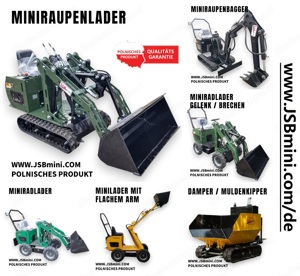 Mini radlader mit geradem arm MS-L113FS JSB - DE Bild 3