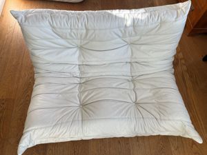 Ligne Roset Togo - Leder weiß - Ecke und zwei Zweisitzer Bild 7