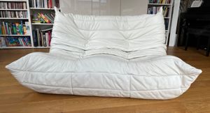 Ligne Roset Togo - Leder weiß - Ecke und zwei Zweisitzer Bild 4