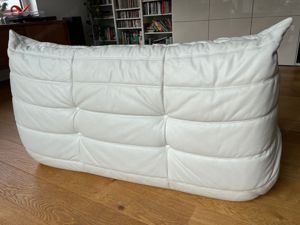 Ligne Roset Togo - Leder weiß - Ecke und zwei Zweisitzer Bild 3