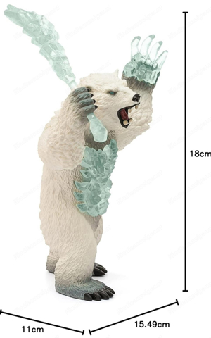 Schleich Blizzard Bär, Schneewolf & Eis-Greif Monster