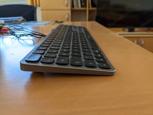 Schlanke Apple Mac USB Tastatur Aluminium Bild 3