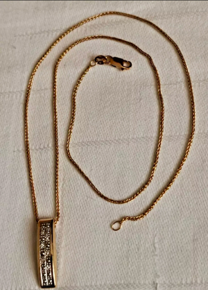 Goldkette mit Anhänger 14 Karat 