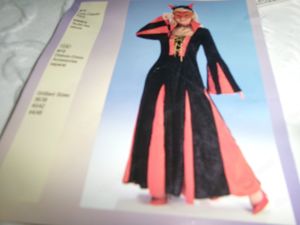 Faschingskostüm Lady Diavola in rot - schwarz  Bild 3