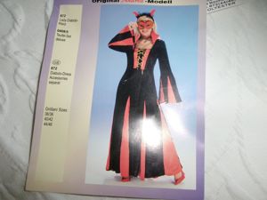 Faschingskostüm Lady Diavola in rot - schwarz  Bild 4