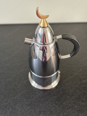 Hochwertiger WMF Espressokocher   Espressokanne Luna Edelstahl Mond Memphis Bild 3