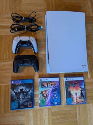 Sony PS5 Blu-Ray Edition + 2 Controller + Spiele Bundle