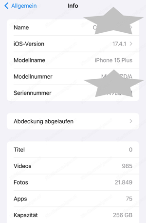 Iphone 15 plus 256 GB Bild 3