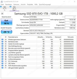 Samsung 870 Evo 1Tb SSD Bild 3