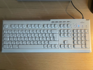 Tastatur weiss Fujitsu