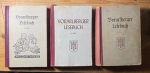 Vorarlberger Lesebuch Schulbücher 1953 - 1955