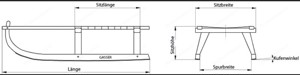 Tourenrodel 1,5-Sitzer von Gasser Rodel Bild 4