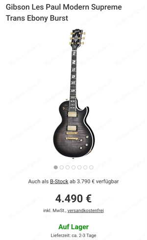 Gibson E-Gitarre Les Pauls Supreme Bild 3