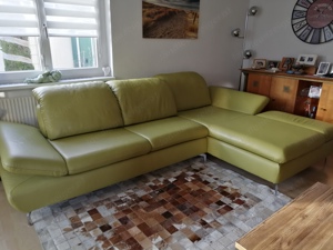 Ledercouch günstig zu verkaufen