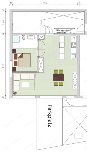 Schöne helle 2 Zimmerwohnung mit Parkplatz in zentraler Lage von 6793 Gaschurn Bild 7