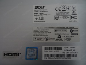 Acer Aspire C24-865 All in One Computer aufgerüstet Bild 4