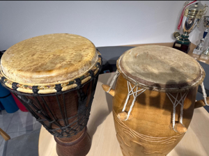 Handgemachte originale Djembe und Npanlogo zu verkaufen!