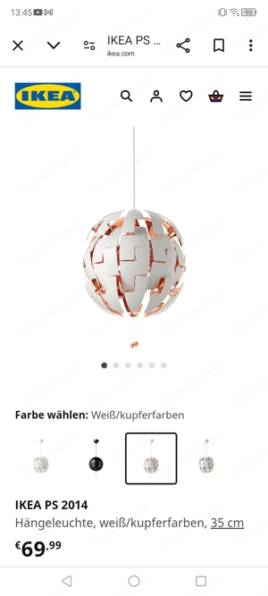 Hängelampe von Ikea 