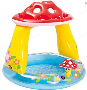 ZU VERSCHENKEN: Zwei INTEX Baby und Kinderpools mit Aufblastieren Bild 2