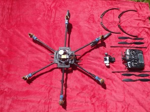 Hexacopter 12MOTOREN mit Fernbedienung + DJI Naza-M V2 Bild 2