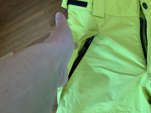 Skihose: neongrün, Jungen Herren, kaum getragen Bild 2