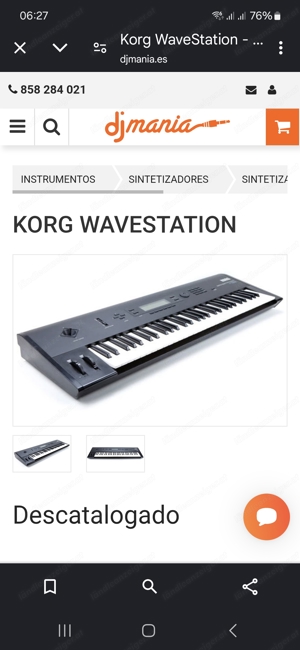 Korg Wavestation Synthesizer  Bild 3