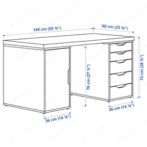 Ikea Lagkapten Alex Schreibtisch Bild 4