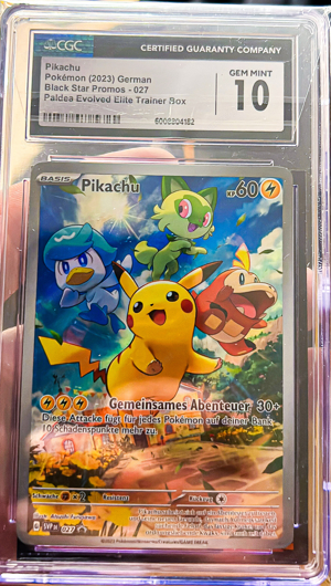 Pikachu Promo CGC 10 