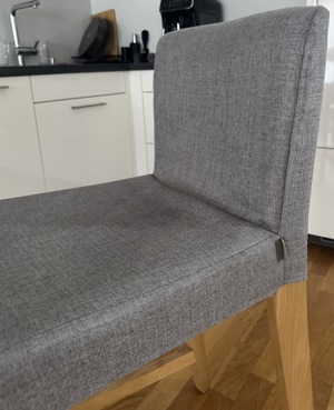 Ikea Hendriksdal Stoffbezug (4x) grau