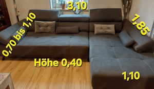 Moderne Couch L-Form Bild 3