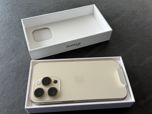 Komplett erneuertes Apple iPhone 14 Pro, 128 GB - Gold Bild 3