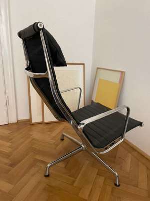 Vitra EA 124 Leder Sessel Bild 2