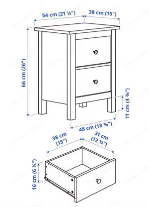 Kommode IKEA weiß Bild 2