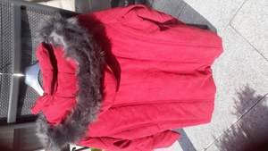 Komplett NEUE HOCHWERTIGE Damen-Winterjacke, dunkelrot, Größe 50, abnehmbare Kapuze Bild 4