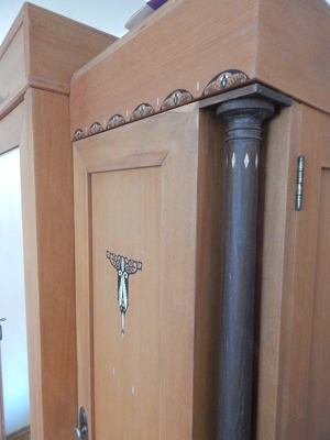 wunderschöner Kleiderschrank Jugendstil   Art Deco Bild 3