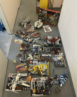 lego konvolut Star Wars 9kg Ovp Und Anleitungen