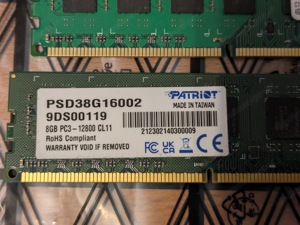 12GB DDR Ram 1600 Mhz Bild 3