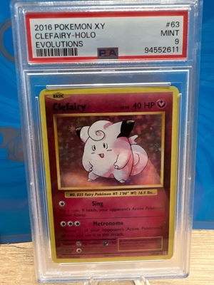 PokemonKarte Clefairy Holo PSA 9 