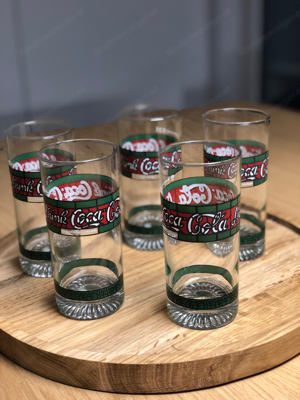 5x Vintage Coca Cola Tiffany Gläser Bild 2