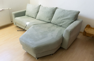 IMS Designer Couch Velours in der Farbe Mint Bild 3