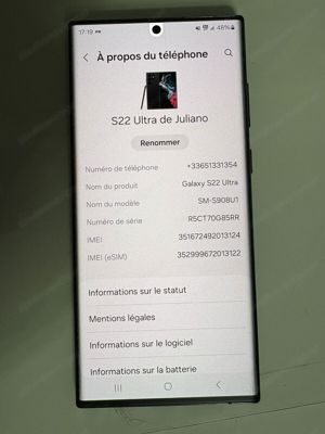 Samsung Galaxy S22ultra 512  Bild 3