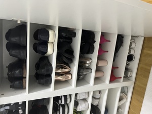 Schuhschrank Weiß Hochglanz  Bild 4