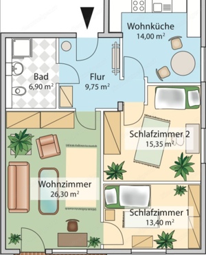 Dringend,3 Zimmer Wohnung gesucht