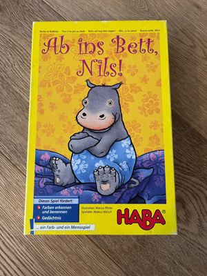 Haba Spiel Ab ins Bett, Nils!